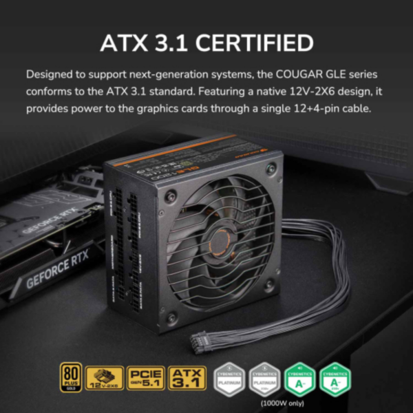 PSU COUGAR GLE 1000W 80+ GOLD