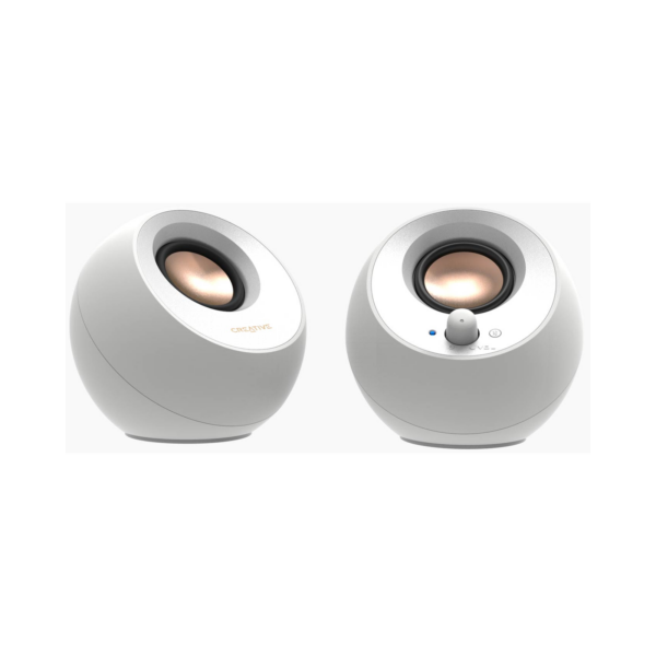 SPEAKER CREATIVE PEBBLE V3 2.0 USB-C / BT 16W WHITE