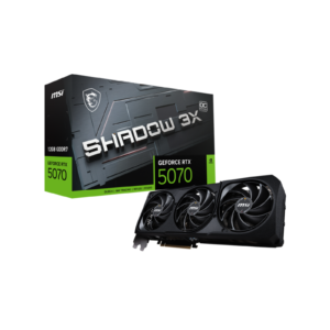 GPU MSI GEFORCE RTX5070 12GB SHADOW 3X OC BLACK
