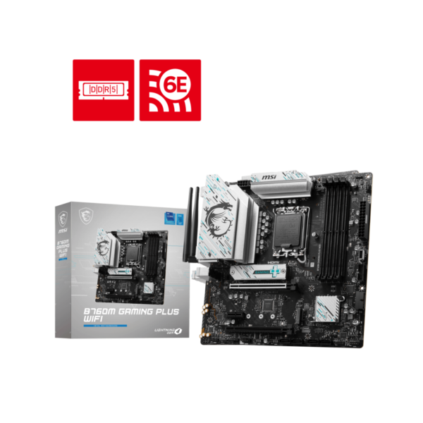 MB MSI B760M GAMING PLUS LGA1700 DDR5 Wi-Fi 6E