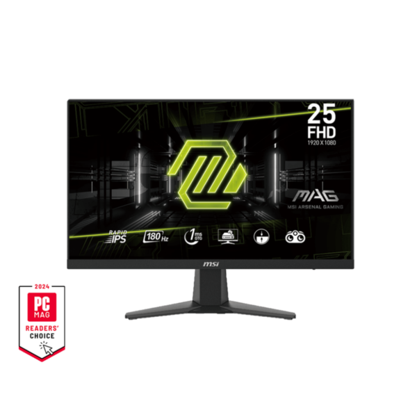 MONITOR MSI MAG 256F 24.5” FHD 180HZ IPS