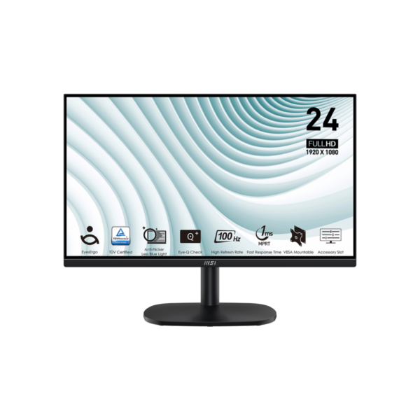 MONITOR MSI PRO MP245V 23.8” FHD 100HZ VA