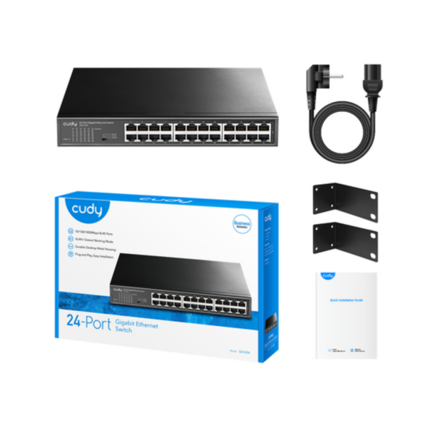 DESKTOP SWITCH CUDY GS-1024 24-PORT GIGABIT