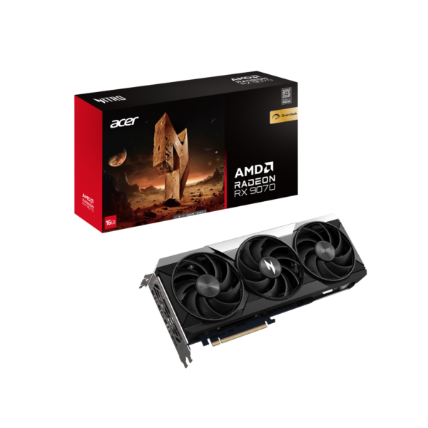 GPU ACER NITRO AMD RADEON RX9070 OC 16GB BLACK