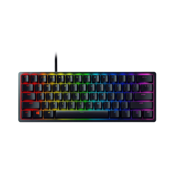 KEYBOARD RAZER HUNTSMAN MINI 60% CLICKY PURPLE - BLACK