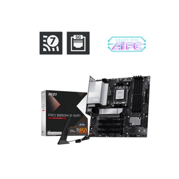 MB MSI PRO B850M-P AM5 DDR5 Wi-Fi