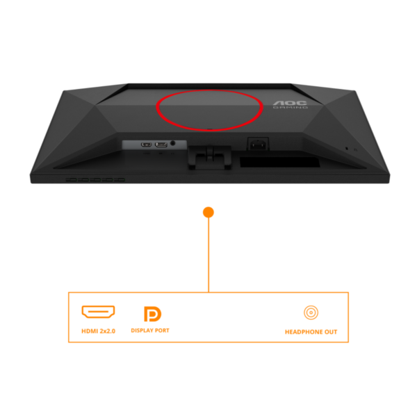 MONITOR AOC 24G4HRE 23.8” FHD IPS 2000HZ