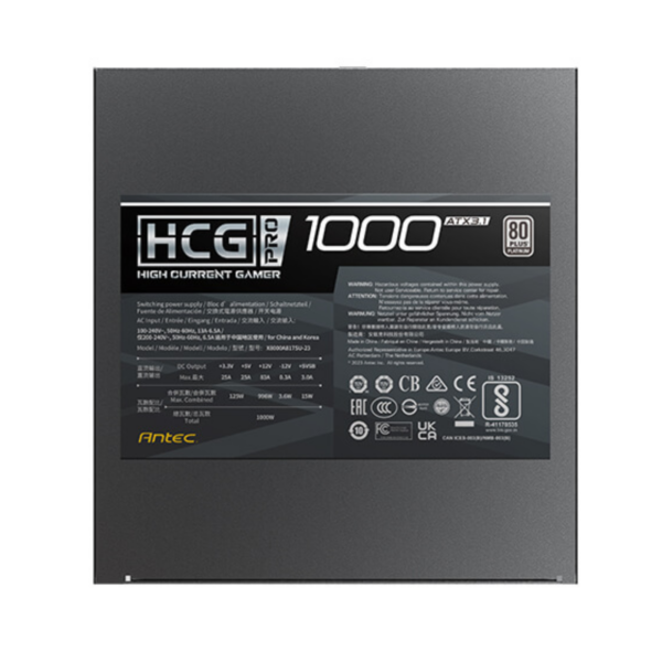 PSU ANTEC HCG PRO 1000W 80+ PLATINUM