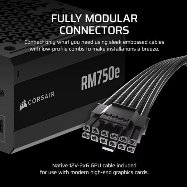 PSU CORSAIR RME RM750E 750W 80+ PLATINUM BLACK