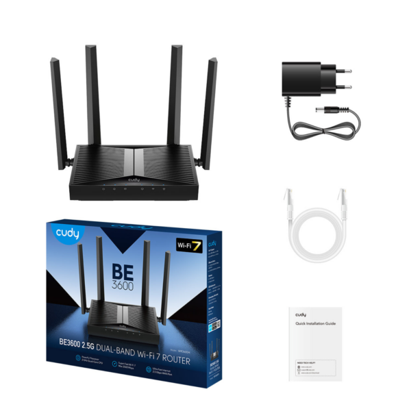 ROUTER CUDY BE3600 2.5G DUAL BAND WI-FI 7