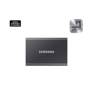 PORTABLE SSD SAMSUNG T7 2TB USB-C 3.2 Gen2 TITAN GRAY