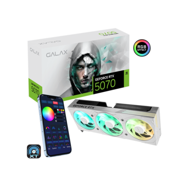 GPU GALAX RTX5070 EX GAMER 1-CLICK OC 12GB WHITE