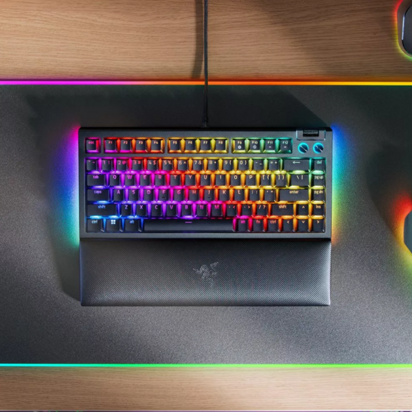 KEYBOARD RAZER BLACKWIDOW V4 75% RGB TACTILE ORANGE -BLACK