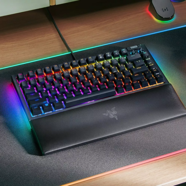 KEYBOARD RAZER BLACKWIDOW V4 75% RGB TACTILE ORANGE -BLACK