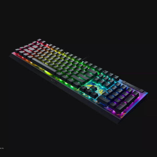 KEYBOARD RAZER BLACKWIDOW V4 X FORTNITE RGB LINEAR YELLOW