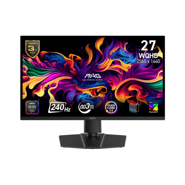 MONITOR MSI MAG 273QP X24 27” QHD 240HZ OLED