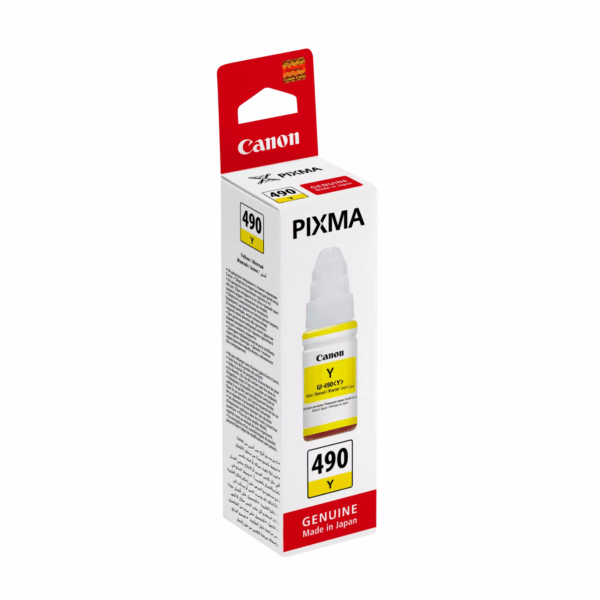 CANON GI-490 YELLOW INK BOTTLE – PIXMA G SERIES