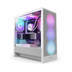 CASE NZXT H5 FLOW RGB MID TOWER WHITE (2024)