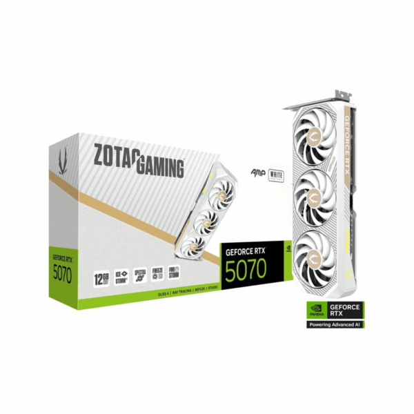 GPU ZOTAC GEFORCE RTX5070 AMP 12GB WHITE
