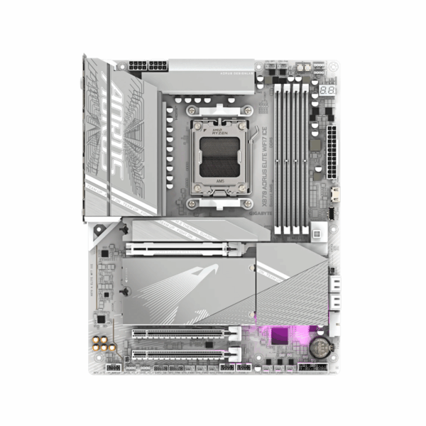 MB GIGABYTE X870 AORUS ELITE ICE AM5 DDR5 Wi-Fi 7 WHITE