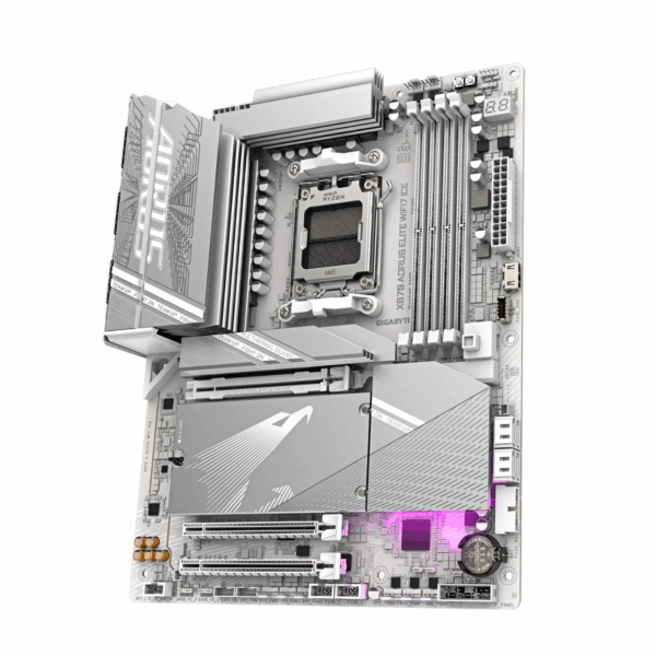 MB GIGABYTE X870 AORUS ELITE ICE AM5 DDR5 Wi-Fi 7 WHITE