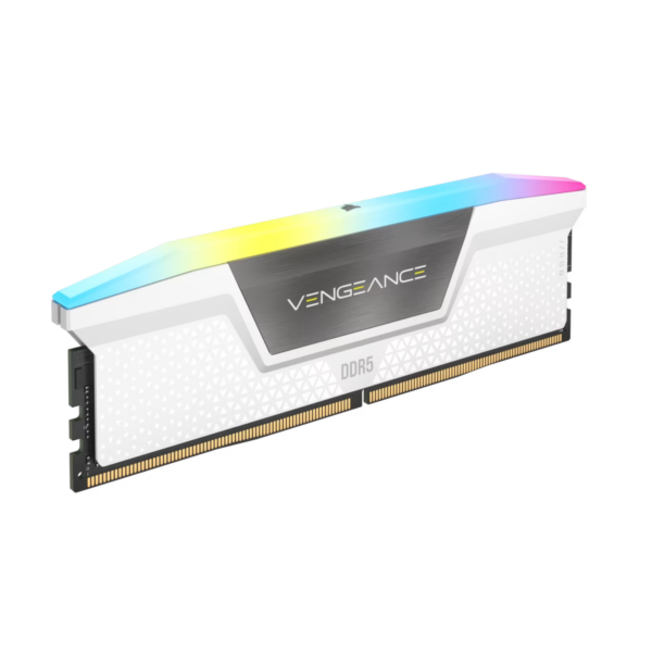 RAM CORSAIR VENGEANCE RGB 64GB DDR5 6000MHz CL30 WHITE