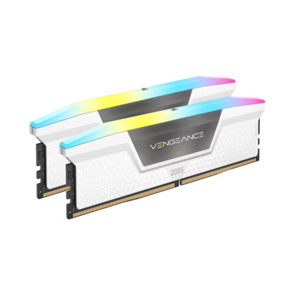 RAM CORSAIR VENGEANCE RGB 32GB DDR5 6400MHz CL32 WHITE