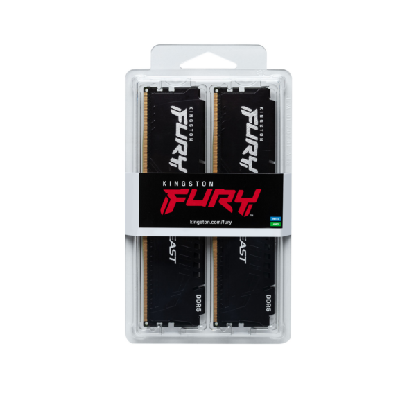 RAM KINGSTON FURY BEAST KIT 2X16GB DDR5 6000MT/s CL30 BLACK