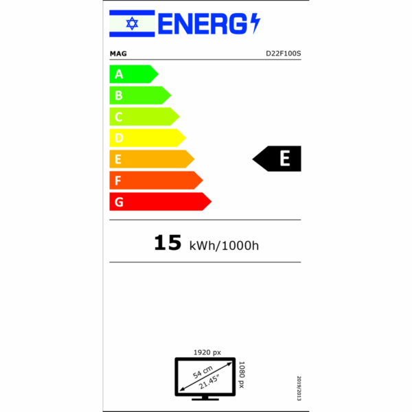 MONITOR MAG D22F100S 22” FHD 100HZ IPS