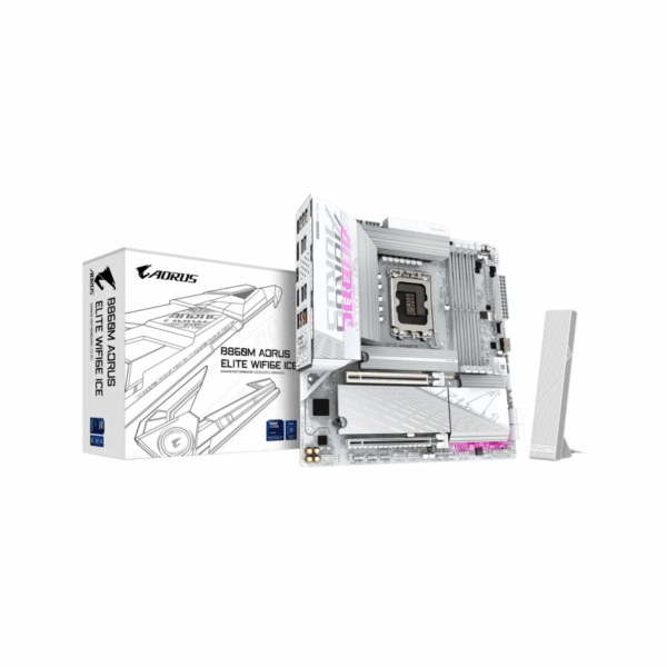 MB GIGABYTE B860M AORUS ELITE ICE LGA1851 DDR5 Wi-Fi