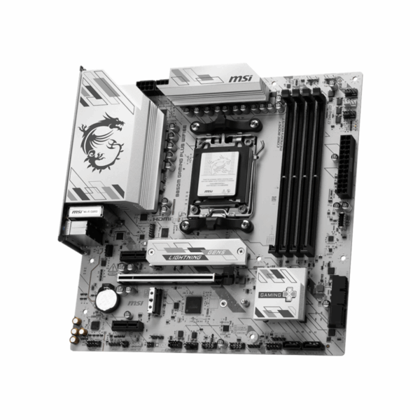 MB MSI B850M GAMING PLUS AM5 DDR5 Wi-Fi 6E WHITE