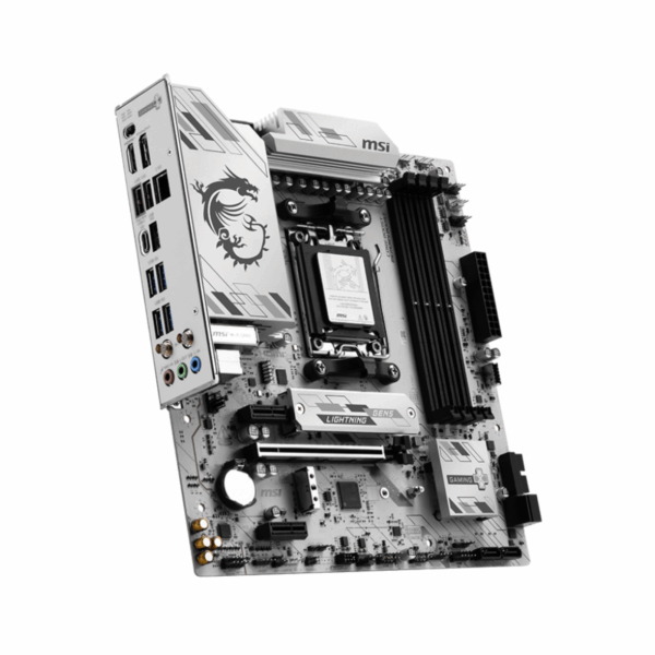MB MSI B850M GAMING PLUS AM5 DDR5 Wi-Fi 6E WHITE