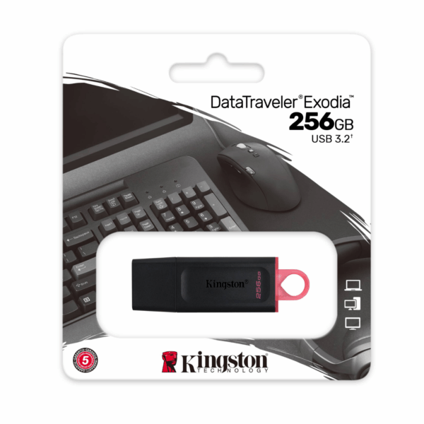 USB FLASH DRIVE KINGSTON DATA TRAVELER EXODIA 256GB