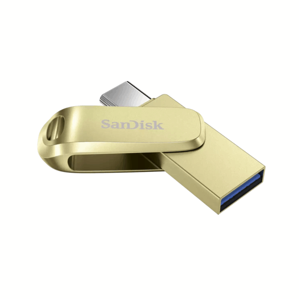 USB FLASH DRIVE SANDISK DUAL DRUVE LUXE 256GB GOLD