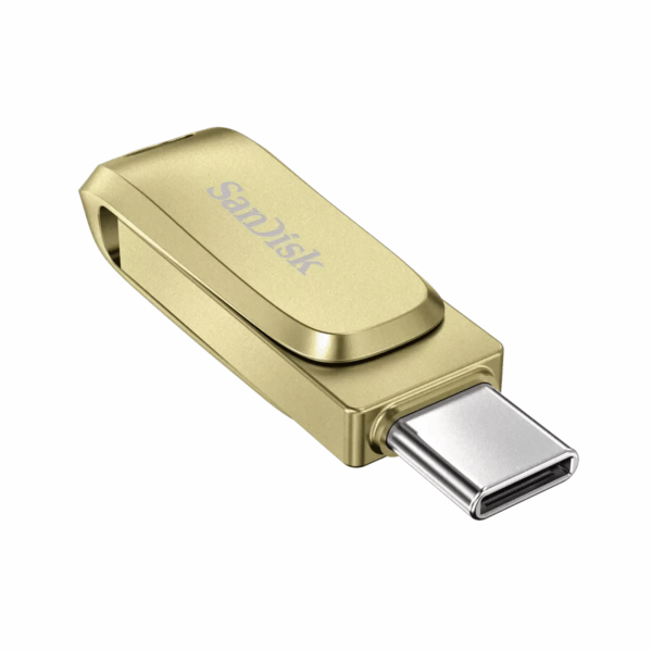 USB FLASH DRIVE SANDISK DUAL DRUVE LUXE 256GB GOLD