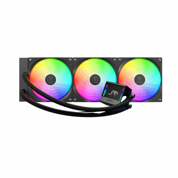 GAMDIAS CHIONE E4 CPU LIQUID COOLER 420mm ARGB BLACK