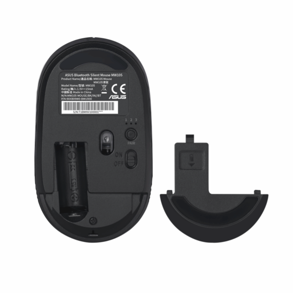 MOUSE ASUS MW105 WIRELESS BT BLACK