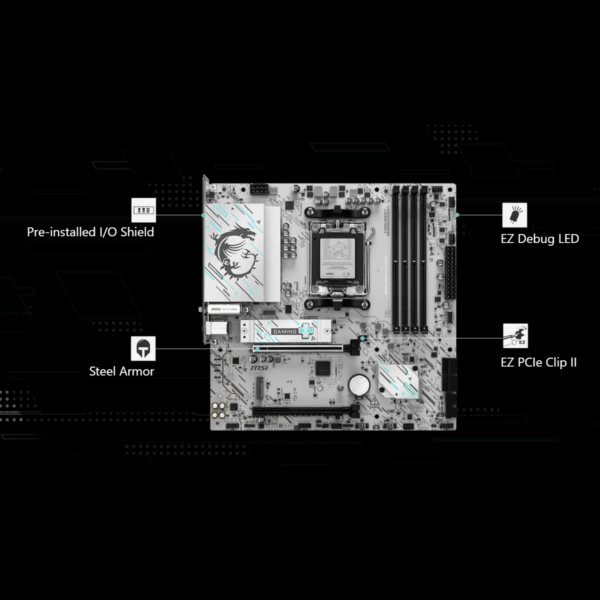 MB MSI B840M GAMING PLUS AM5 DDR5 Wi-Fi