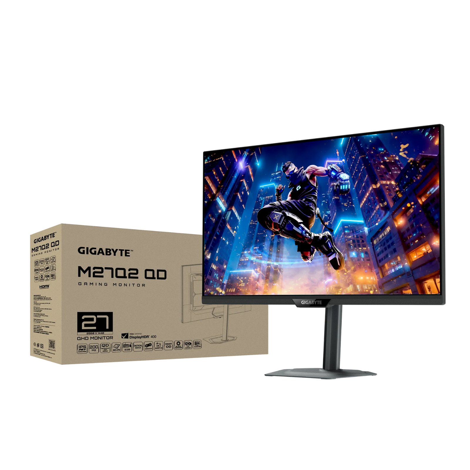 MONITOR GIGABYTE M27Q2 27″ QHD IPS 200HZ
