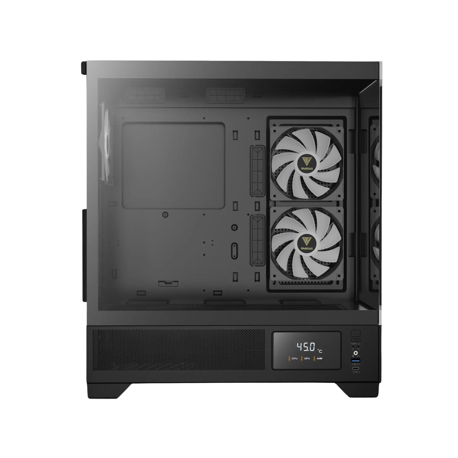 CASE GAMDIAS ATLAS M1 ARGB MID TOWER BLACK