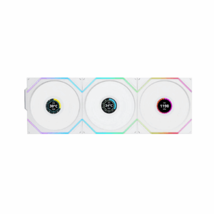 LIAN LI CASE FAN UNI TL120 WIRELESS LCD 3-FAN ARGB WHITE