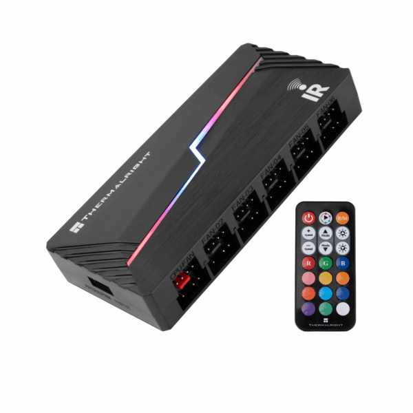 CONTROLLER THERMALRIGHT TL-ARGB & FAN HUB X12 IR BLACK