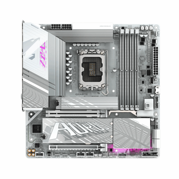 Mb Gb MB GIGABYTE Z890M AORUS ELITE ICE LGA1851 DDR5 Wi-Fi
