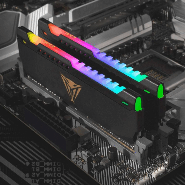 RAM PATRIOT VIPER STEEL RGB 3600MHz 1X16GB DDR4 CL20 BLACK