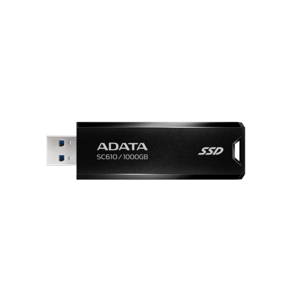 EXTERNAL PORTABLE SSD ADATA SC610 1TB BLACK RED