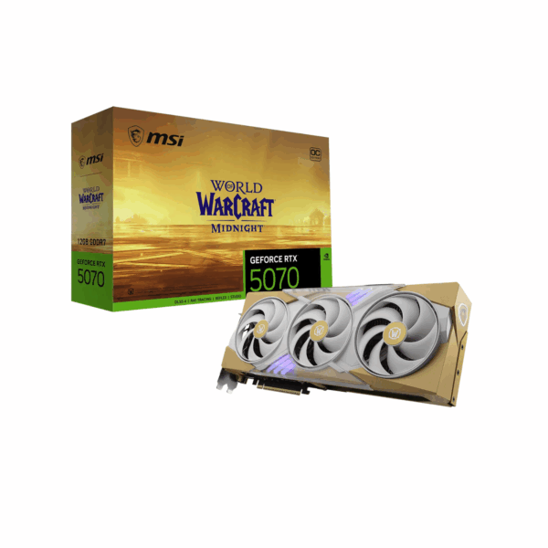 GPU MSI GEFORCE RTX5070 WORLD OF WAR CRAFT OC 12GB