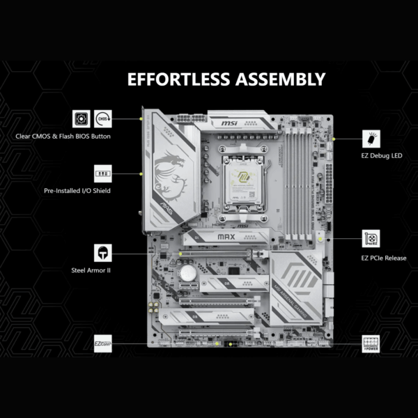 MB MSI MAG X870E GAMING PLUS MAX AM5 DDR5 Wi-Fi