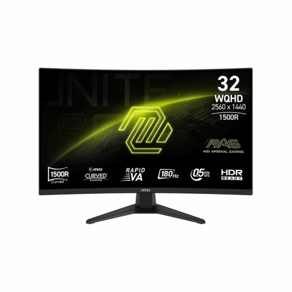 MONITOR MSI MAG 321CQF E18 32” QHD 2K 180HZ VA CURVED