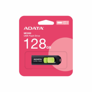 USB FLASH DRIVE ADATA UC300 USB-C 128GB BLACK GREEN