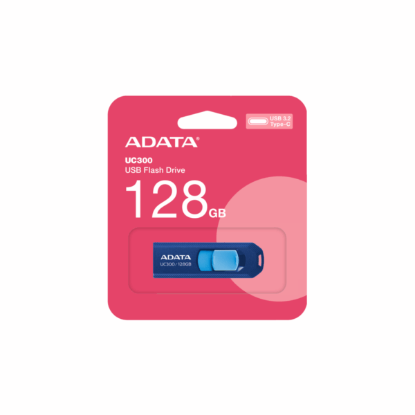 USB FLASH DRIVE ADATA UC300 USB-C 128GB BLUE BLUE